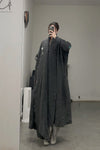 Marc Le Bihan Gillette Asymmetric Sweater Cardigan Alpaca 2735 France MLB-2735-HUI Grey